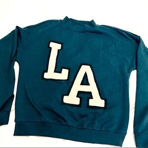 H&M | LA logo crew neck pullover sweatshirt S